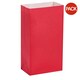 image 1 of Amscan Plain Paper Party Bags (Pack of 6) - Apple Red - One Size