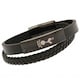 image 1 of Tottenham Hotspur FC Leather Bracelet - Black - One Size