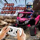 image 3 of AIYAPLAY 12V Kids Ride On Car, Electric Car for Kids UTV with Remote Control, Slow Start, Suspension System, LED Lights, Music, USB Port, for Boys Girls 3-5 Years | Pink