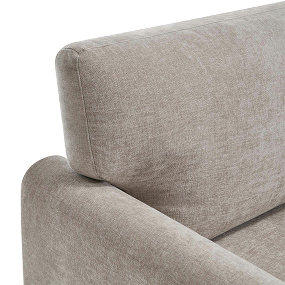 image 1 of Roma 4 Seater Fabric Corner Sofa Cream | Sand