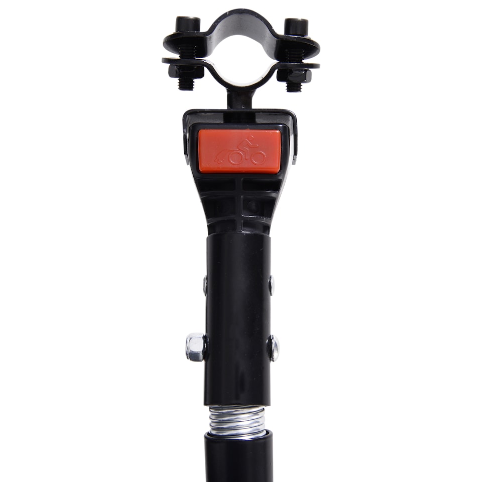 image 1 of HOMCOM Bike Cargo Trailer Bicycle Trailer Cargo Storage Cart w Hitch Cycling Camping Luggage Storage Carrier Transport Steel Black