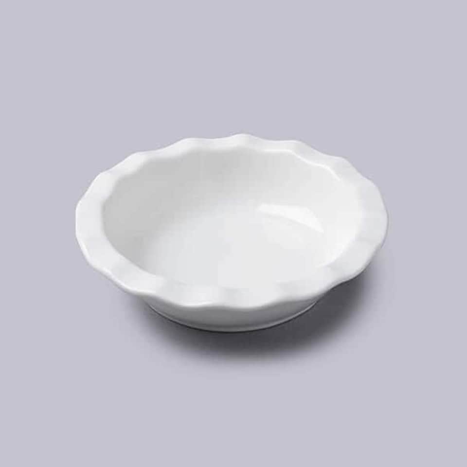 image 1 of W.M.Bartleet & Sons Individual Pie Dish with Crinkle Crust 16cm