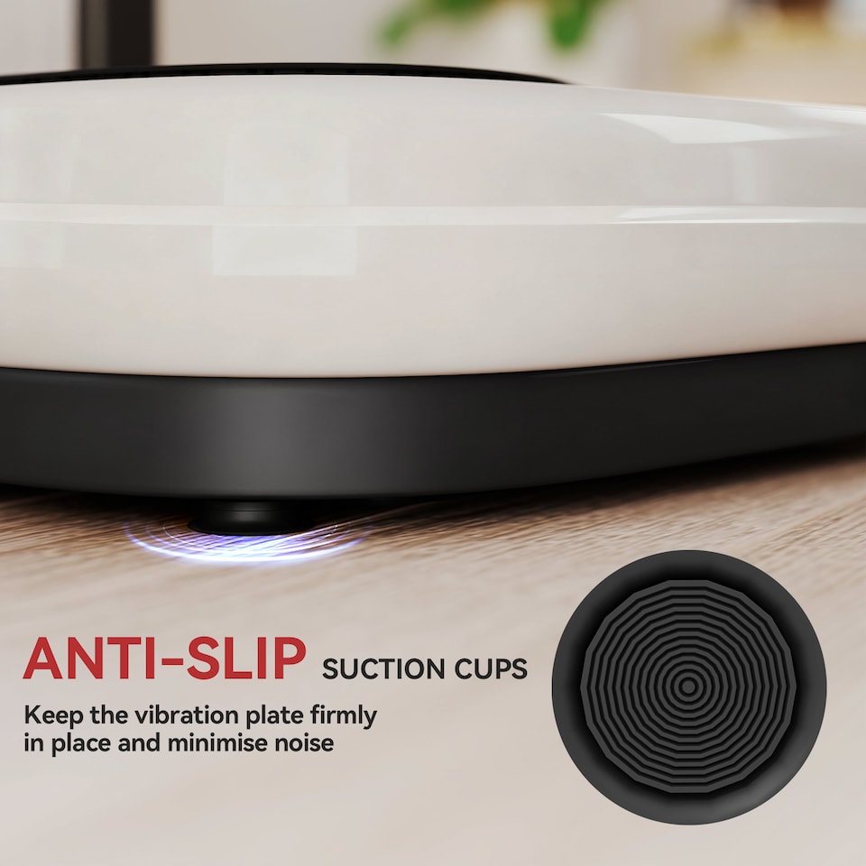 image 1 of SPORTNOW Vibration Plate Exercise Machine, Quiet Vibrating Plate for Weight Loss and Lymphatic Drainage with Adjustable & Removable Handle, Remote Control, Auto or Manual Speeds