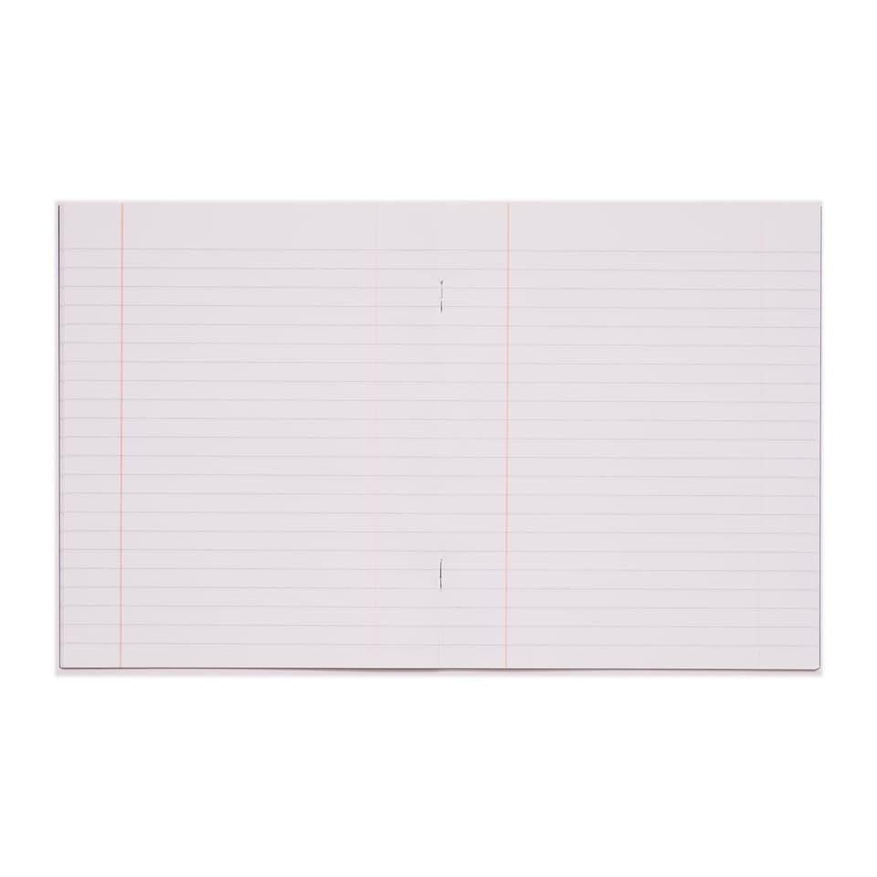 image 1 of Rhino 48 Page 8mm Lined Exercise Book Dark Blue 8 x 6.5in 10 Pack
