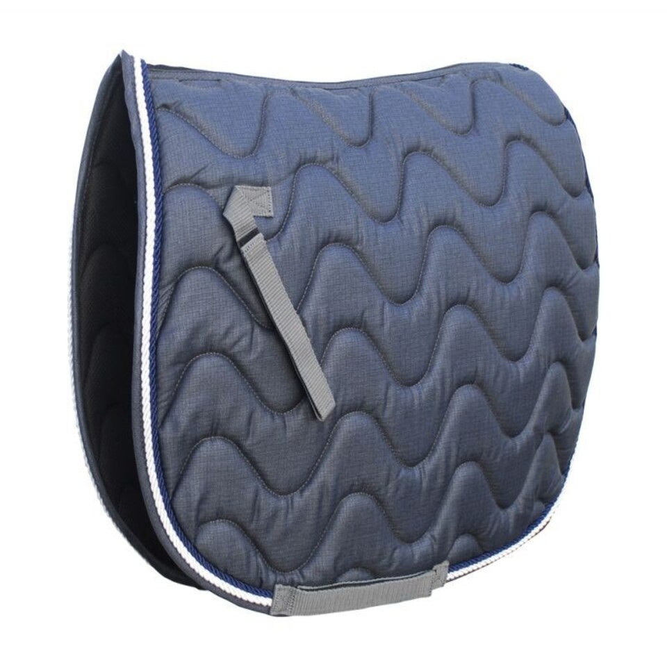 image 1 of Rhinegold Wave Saddle Pad Multi | Size: Full
Colour: Plum