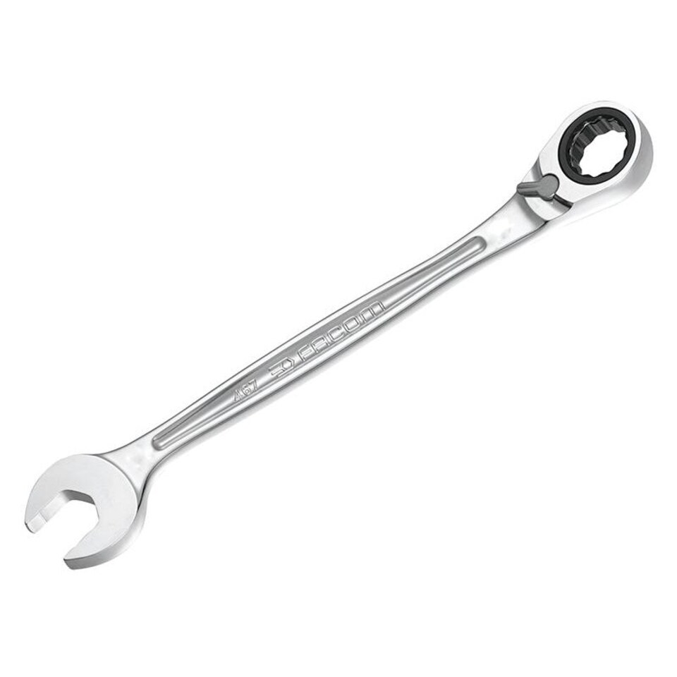 Facom 467 Series Combination Ratcheting Spanner - Multi Colour - 467B.7 - 7mm