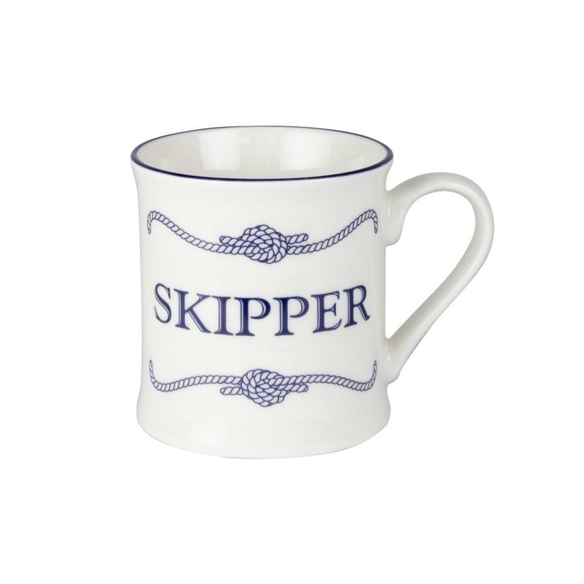 Nauticalia Ltd Crew Mug - Skipper in White