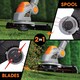 image 2 of Terratek 20V 2 in 1 Electric Cordless Grass Strimmer Garden Grass Cutter Trimmer 2 Batteries & 32 Blades & Spool Included