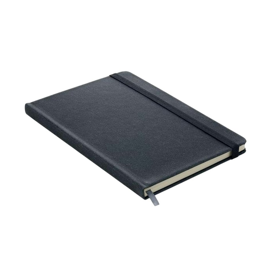 image 1 of MidOcean Recycled Leather A5 Notebook - Black - 1.6cm x 21cm x 14.5cm