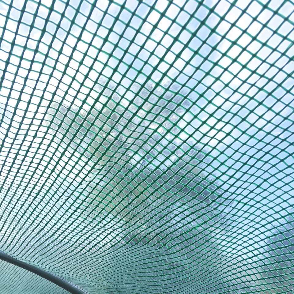 image 1 of Outsunny 6 x 3M Reinforced Walk-in Polytunnel Garden Greenhouse Steel Frame