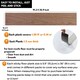 image 5 of NOVECRAFTO Self Adhesive Vinyl Floor Planks – Peel & Stick Flooring – Light Brown Wood Effect – Easy DIY Installation – Durable & Waterproof Tiles Brown | 2.78 sqm