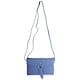 image 4 of Premium Soft Genuine Leather Cross Body Shoulder Bag, Tassel Detail Blue | Slate Blue