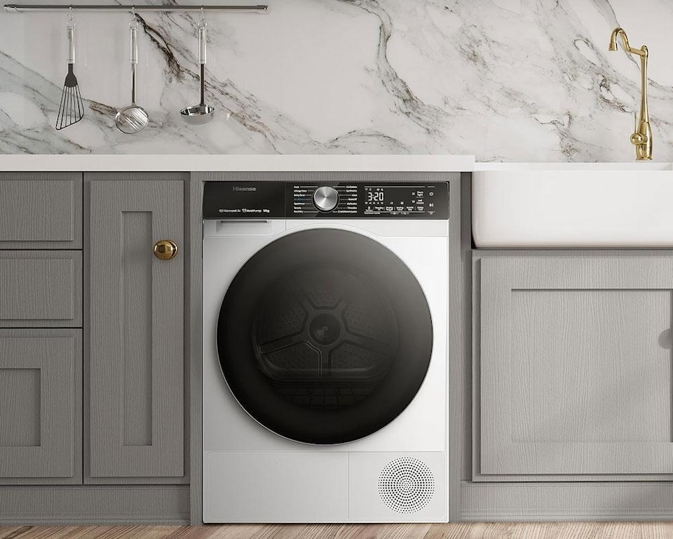 image 1 of Hisense Series 5 DH5S102BW 10KG A+++ White Freestanding Heat Pump Tumble Dryer