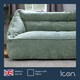 image 5 of Cecilia Bean Bag Sofa Sage Green Giant Chenille Bean Bag Chair | Green | Sage Green | XL | 1