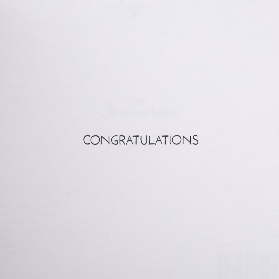 image 1 of Hallmark Christening Card - Inkwave Typography Design