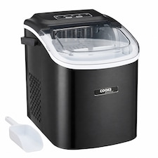 Cooks Professional Ice Maker Machine with Scoop & 1.3L Tank - Makes 12KG Per Day
