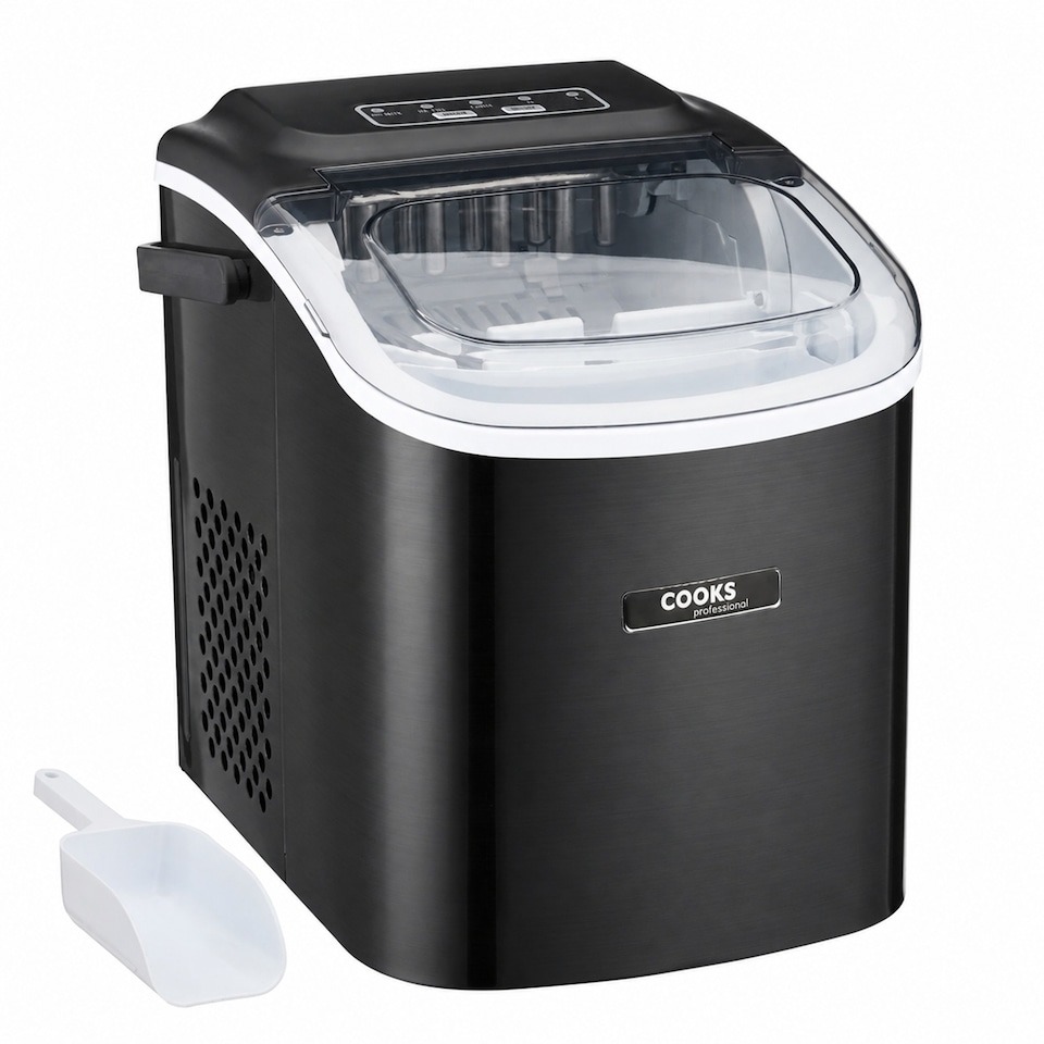 image 1 of Cooks Professional Ice Maker Machine with Scoop & 1.3L Tank - Makes 12KG Per Day