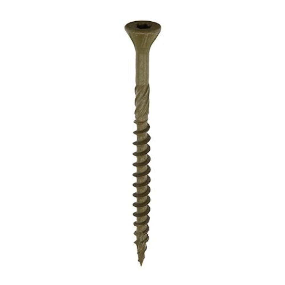 image 1 of Timco - C2 Deck-Fix Premium Decking Screws - TUB - TX - Countersunk - Exterior - Green (Size 4.5 x 75 - 250 Pieces)