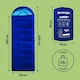 image 2 of Silentnight Camping Sleeping bag 3 Season, Lightweight, Blue