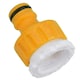 image 5 of Outdoor Garden Tap Hose Threaded Tap Connector 3/4in with 1/2in Reducer 4pc