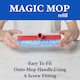 image 5 of Vileda Magic Mop Refill Sponge Floor Cleaning Replacement Head Hard Floors
