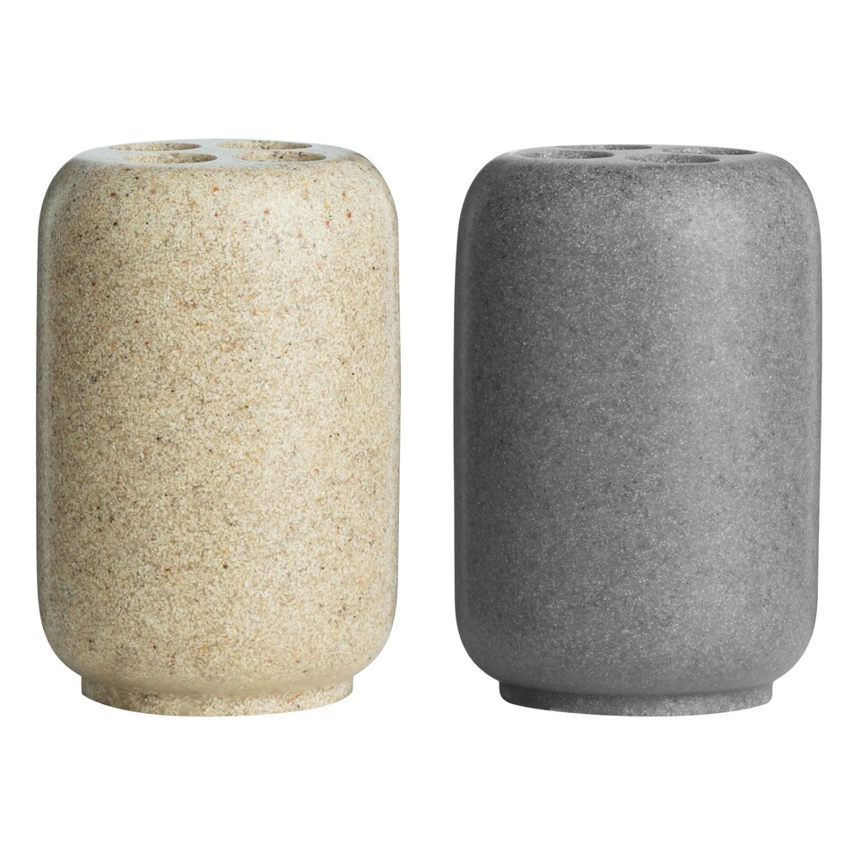 image 1 of Canyon Natural Stone Effect Toothbrush Holder