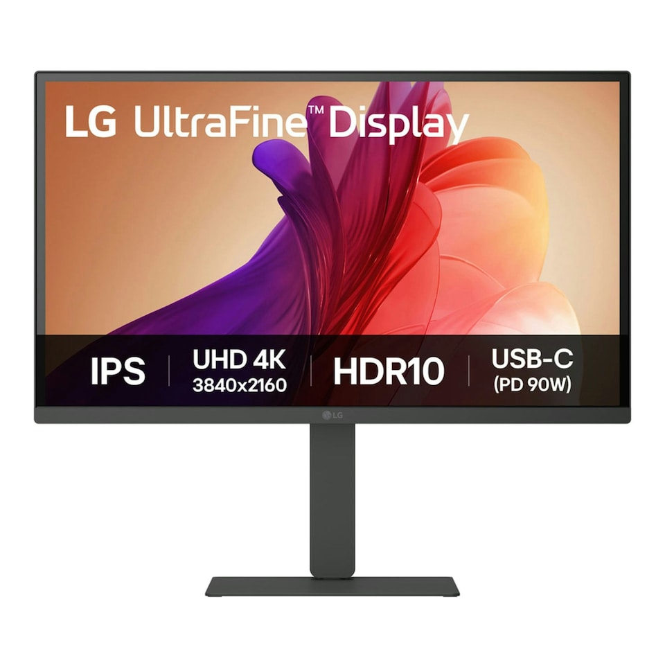 LG 27U730A-B 27  UHD 4K USB-C Height Adjustable Monitor with Speakers