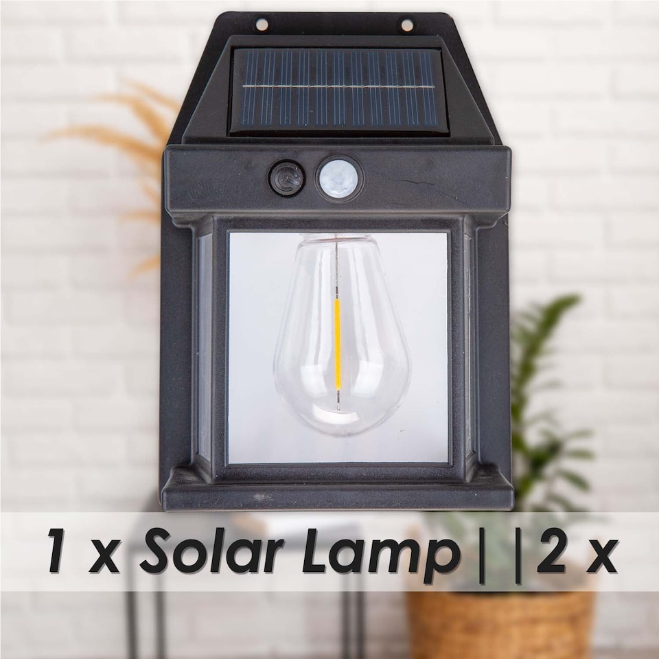 image 1 of Orma Solar Security Light Motion Sensor Black - 17cm x 10.5cm