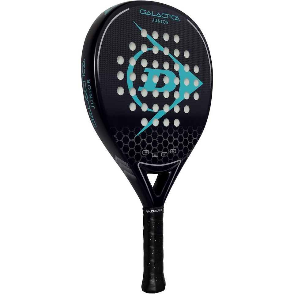 image 1 of Dunlop Childrens/Kids Galactica Padel Racket | Black | Black/Blue | One Size | 1