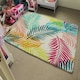 image 4 of Multi Coloured Tropical Leaves (Rug) Multi | Medium: 80x150cm