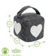 image 3 of Nicola Spring Herringbone Door Stops - 16 x 16cm - Heart - Pack of 2