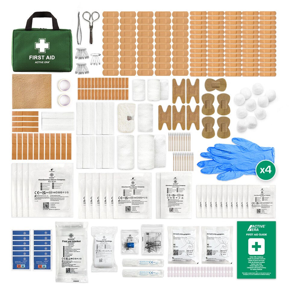 image 1 of Active Era First Aid Kit 320 pcs Green