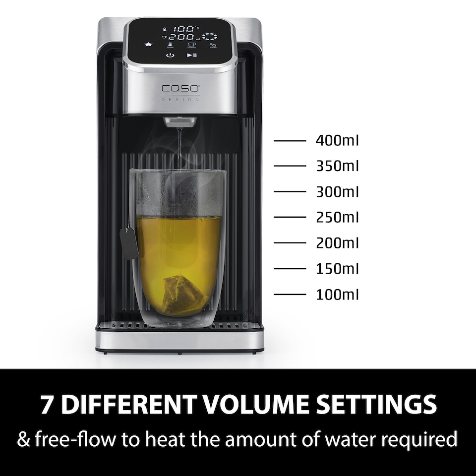 image 1 of Caso Design HW770 Hot Water Dispenser, 2.7L, Instant Boiling Water with Memory Function
