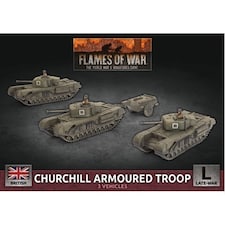 Flames of War: Churchill Armoured Squadron (x3 Plastic)