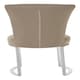image 3 of Interiors by Premier Grey Faux Leather Dining Chair, Easy to Care faux leather dining chair, Sturdy Bedroom & Lounge Chair