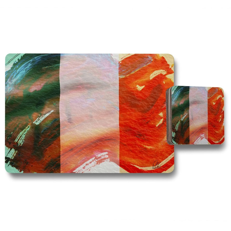 Irish Flag (Placemat & Coaster Set)