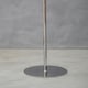 image 3 of Interiors by Premier Chrome Finish And White Glass Floor Lamp Silver