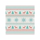 image 1 of Christmas Traditional Knitted Dining Splash Back | White