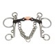 image 1 of Shires Sweet Iron Double-Jointed Horse Pelham Bit - Black - 6in