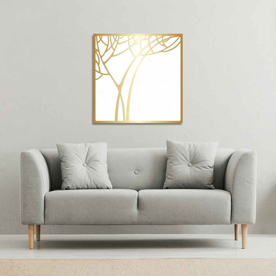 image 1 of Golden Tree (Canvas Print) 101 x 101 x 4cm