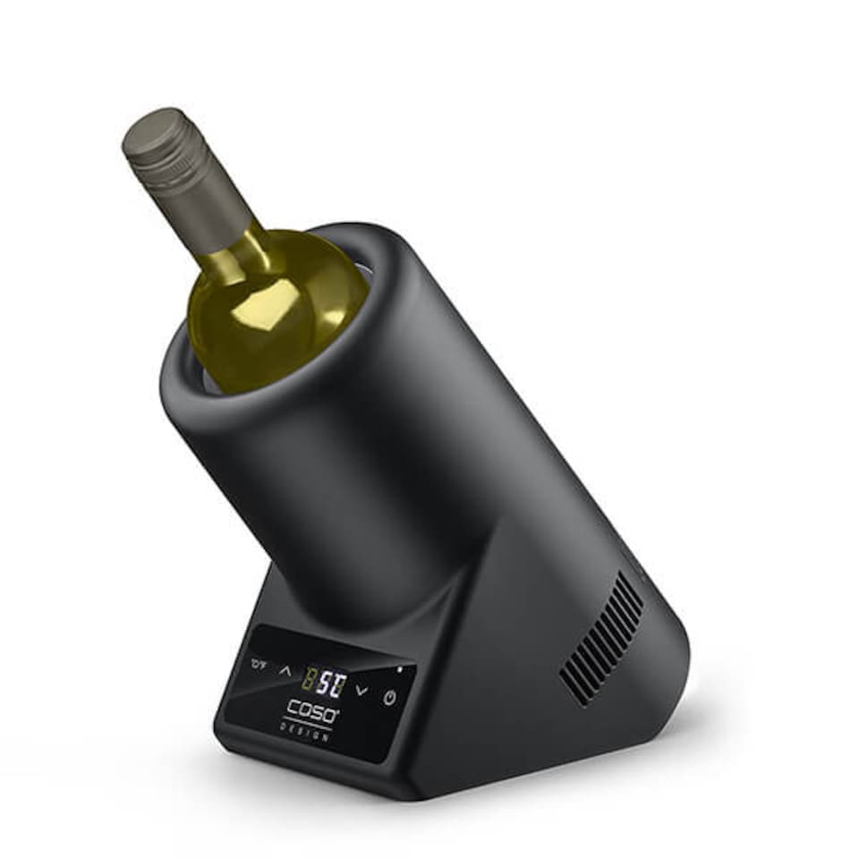 image 1 of Caso Design VinoCase Black Tabletop Wine Cooler