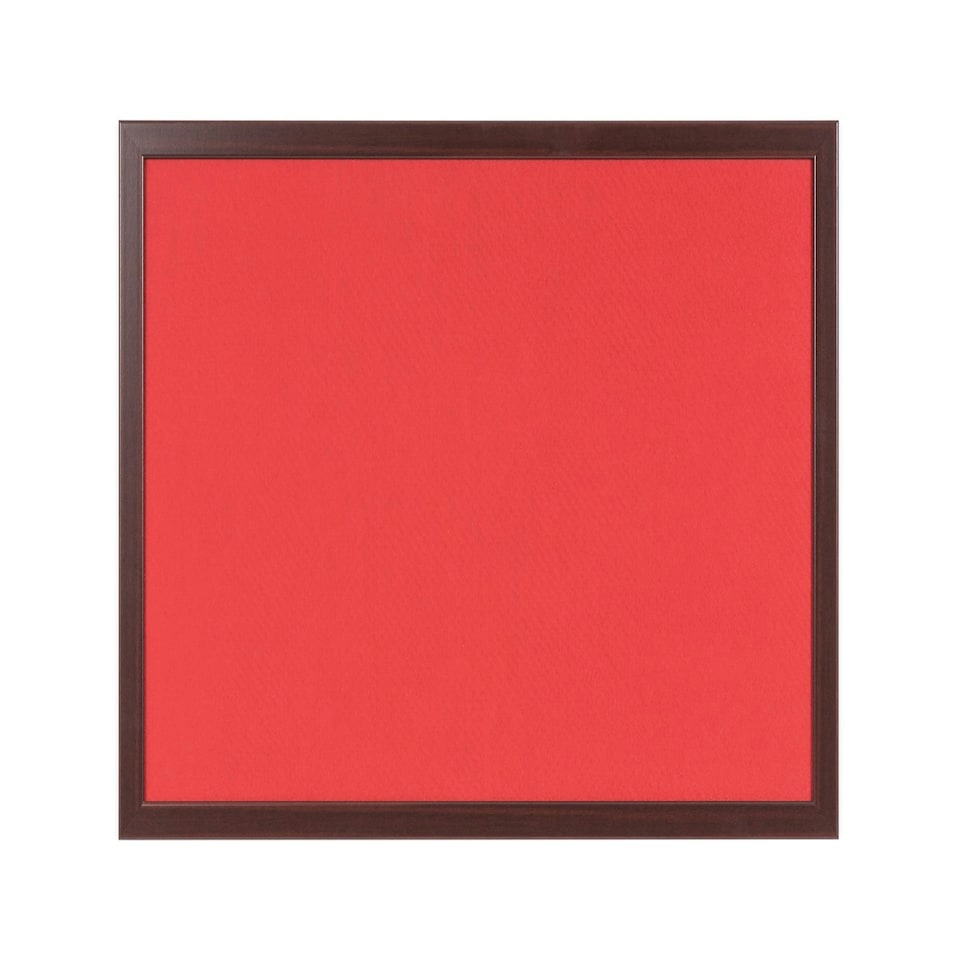Bi-Office Earth-It Red Felt Noticeboard Cherry Wood Frame 1800x1200mm - FB8546653
