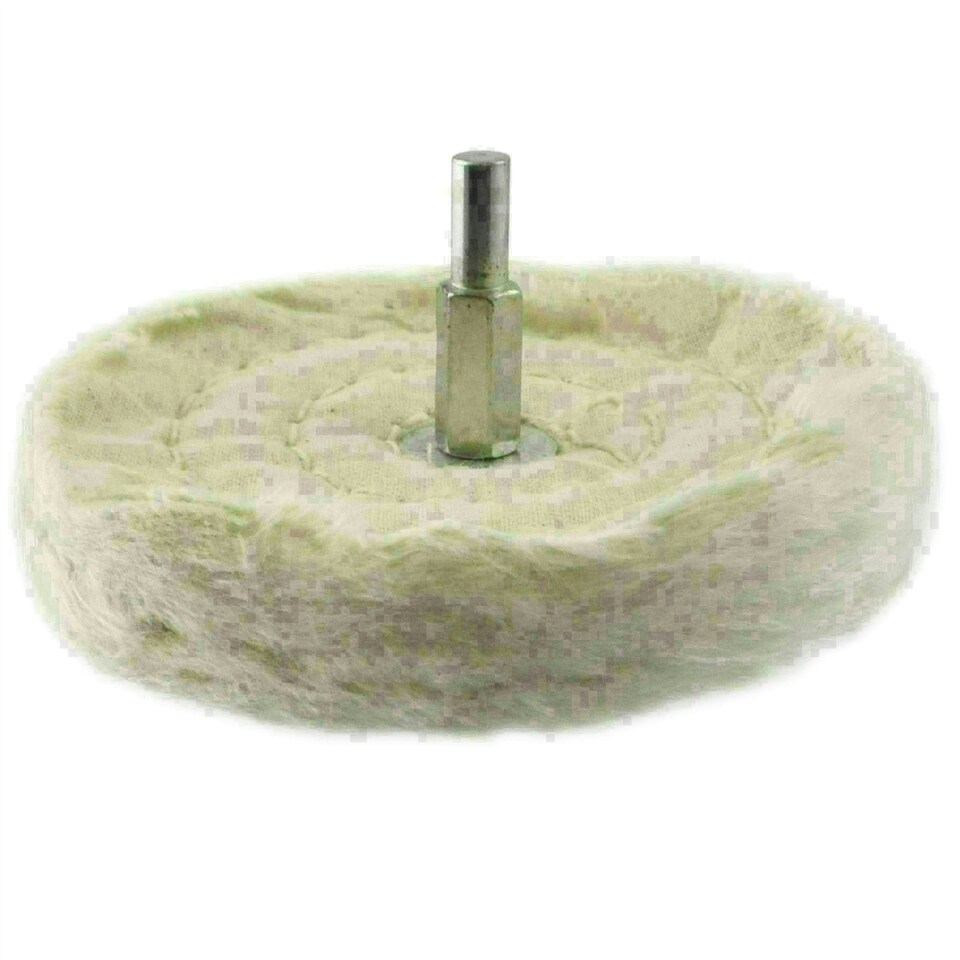 image 1 of 100mm 4" Soft Polishing Buffing Mop Cleaning Wheel Bench Grinder TE315