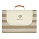 image 1 of Vinga Alba RPET Striped Picnic Blanket - Brown - 0.5cm x 110cm x 110cm Brown | 0.5cm x 110cm x 110cm