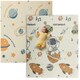 image 1 of AIYAPLAY Baby Play Mat, Double Sided Crawling Mat, Astronaut & Planet Theme