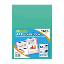 Tiger Stationery Flexi Display Book - Multicoloured - A4
