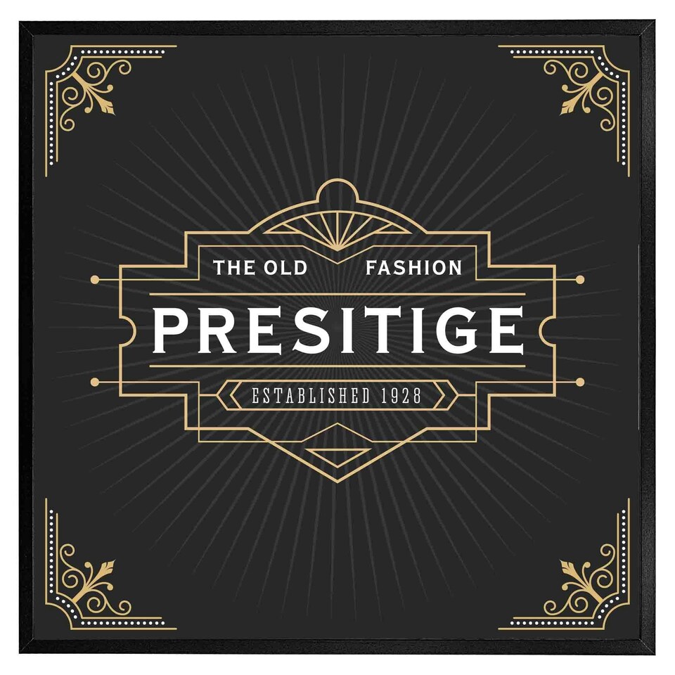 image 1 of Art deco old fashioned prestige (Picutre Frame) Brown | Oak | M