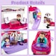 image 2 of Children’s Boat House Playset – with Table, Chairs, 3 Figures, Lights & Sounds (Pink & White)