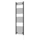 image 1 of Zennor - Black Electric Towel Rail H1800mm x W500mm Straight 700w Standard