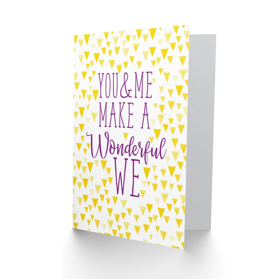 image 1 of Wonderful We Partner Anniversary Love Valentines Day Card
